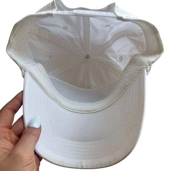 White Golf Rope Snapback Hat Masters Inspired Preppy Golfcore Dad Hat US Map OS - Picture 3 of 5